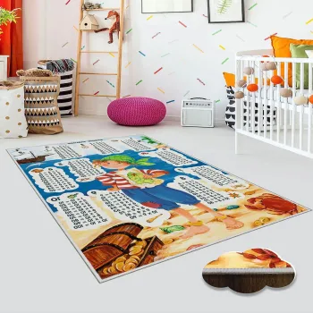Covor, Eexfab873, 100x200 cm, Poliester, Multicolor imagine