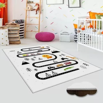 Covor, EEXFAB892, 120x180 cm, Poliester, Multicolor imagine