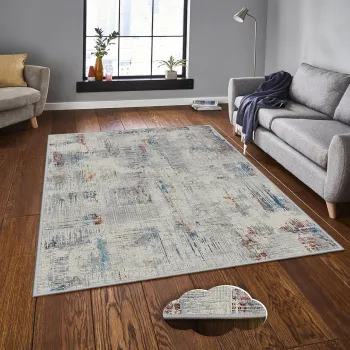 Covor, Eexfab945, 80x300 cm, Poliester, Multicolor imagine