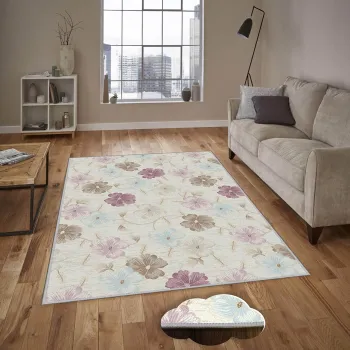Covor, Eexfab981, 100x150 cm, Poliester, Multicolor imagine