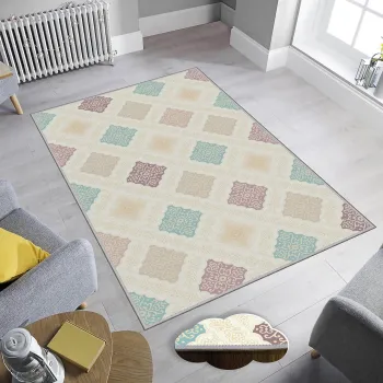 Covor, Eexfab986, 120x180 cm, Poliester, Multicolor imagine
