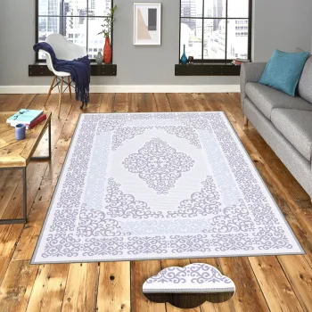 Covor, Eexfab992-1, 100x300 cm, Poliester, Multicolor imagine