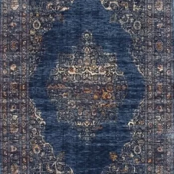 Covor Eko rezistent, ALT 01 - Navy, 100% poliester, 130 x 190 cm imagine