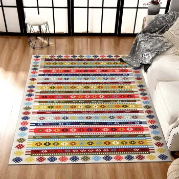 Covor, Els1781, 180x280 cm, Catifea, Multicolor imagine