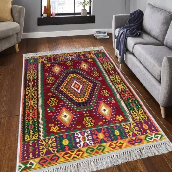 Covor, Els1782, 80x120 cm, Catifea, Multicolor imagine