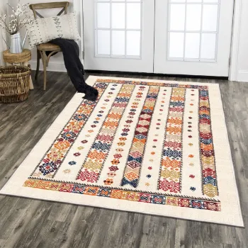 Covor, Els1784, 80x120 cm, Catifea, Multicolor imagine