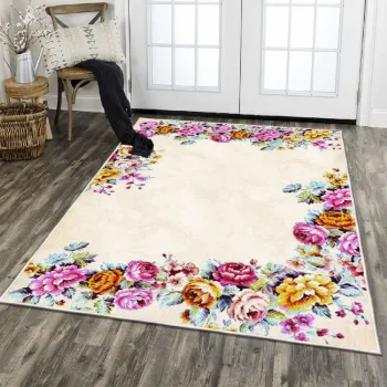 Covor, Els1801, 100x150 cm, Catifea, Multicolor imagine