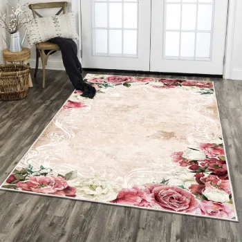 Covor, Els1814, 100x150 cm, Catifea, Multicolor imagine