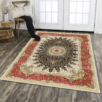 Covor, Els1830, 80x120 cm, Catifea, Multicolor imagine