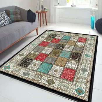 Covor, ELS1831, 80x120 cm, Catifea, Multicolor imagine