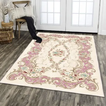 Covor, Els1837, 100x150 cm, Catifea, Multicolor imagine