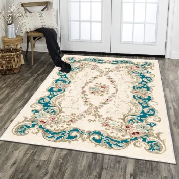 Covor, Els1837, 80x120 cm, Catifea, Multicolor imagine
