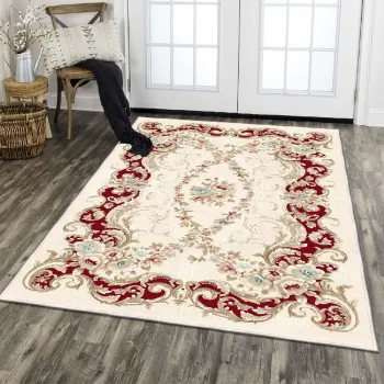 Covor, Els1837, 80x200 cm, Catifea, Multicolor imagine