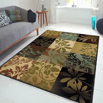 Covor, Els1844, 100x300 cm, Catifea, Multicolor imagine