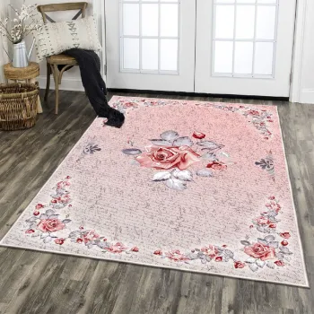 Covor, Els1849, 80x120 cm, Catifea, Multicolor imagine