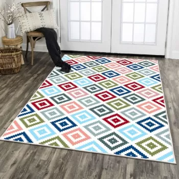 Covor, ELS1891, 160x230 cm, Catifea, Multicolor imagine