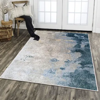 Covor, Els1894, 80x200 cm, Catifea, Multicolor imagine