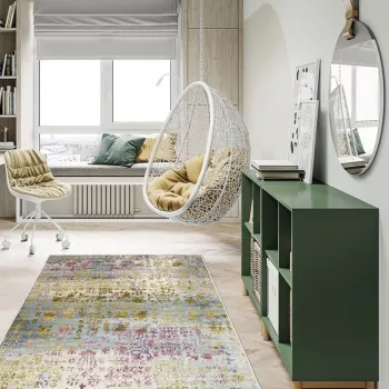 Covor, Els1895, 180x280 cm, Catifea, Multicolor imagine