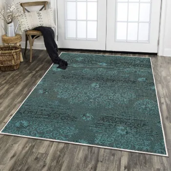 Covor, Els1901, 160x230 cm, Catifea, Multicolor imagine