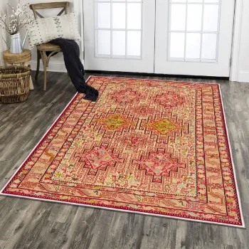 Covor, Els2049, 180x280 cm, Catifea, Multicolor imagine
