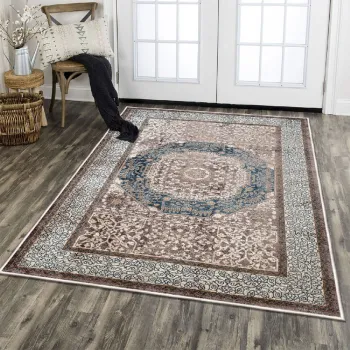 Covor, Els2051, 80x300 cm, Catifea, Multicolor imagine