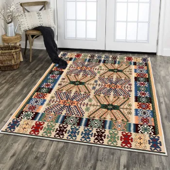 Covor, Els2052, 80x200 cm, Catifea, Multicolor imagine