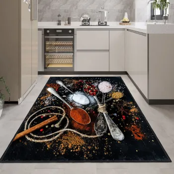 Covor, Els2303, 100x200 cm, Catifea, Multicolor imagine