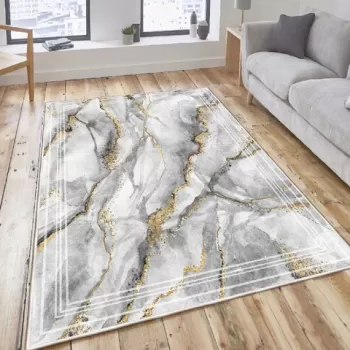 Covor, ELS2383, 80x120 cm, Catifea, Multicolor imagine