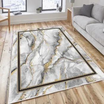Covor, Els2385, 100x150 cm, Catifea, Multicolor imagine