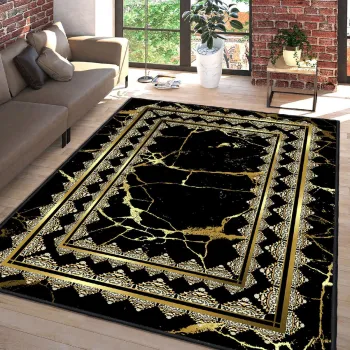 Covor, Els2419, 80x200 cm, Catifea, Multicolor imagine