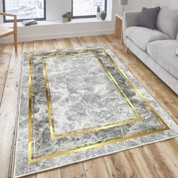 Covor, Els2423, 80x200 cm, Catifea, Multicolor imagine