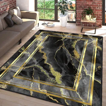 Covor, Els2425, 140x220 cm, Catifea, Multicolor imagine