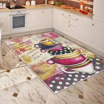 Covor, Els2450, 160x230 cm, Catifea, Multicolor imagine