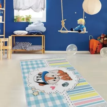 Covor, ELS504, 80x120 cm, Catifea, Multicolor imagine