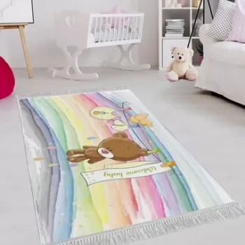 Covor, ELS525, 180x280 cm, Catifea, Multicolor imagine