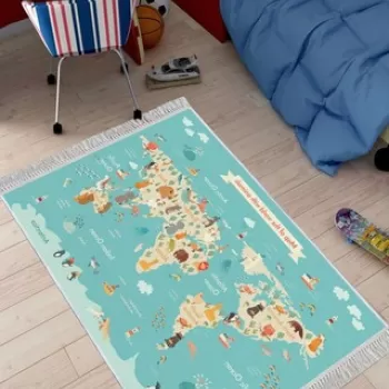 Covor, ELS577, 180x280 cm, Catifea, Multicolor imagine