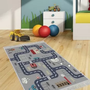 Covor, ELS582, 120x180 cm, Catifea, Multicolor imagine