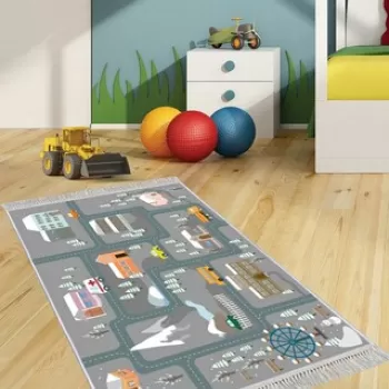 Covor, ELS586, 180x280 cm, Catifea, Multicolor imagine