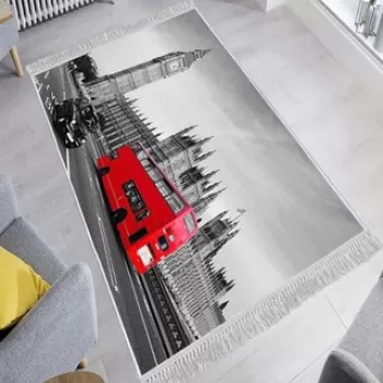 Covor, ELS635, 120x180 cm, Catifea, Multicolor imagine