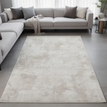 Covor, Exfab209-Klm, 160x230 cm, Bumbac, Crem imagine