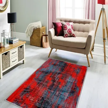 Covor, Exfab252, 80x300 cm, Poliester, Multicolor imagine