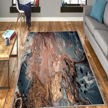 Covor, Exfab279, 100x300 cm, Poliester, Multicolor imagine