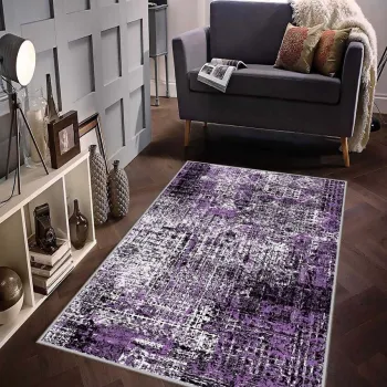 Covor, Exfab285, 80x300 cm, Poliester, Multicolor imagine