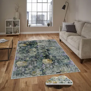 Covor, Exfab290, 100x150 cm, Poliester, Multicolor imagine
