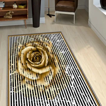 Covor, Exfab294, 100x150 cm, Poliester, Multicolor imagine