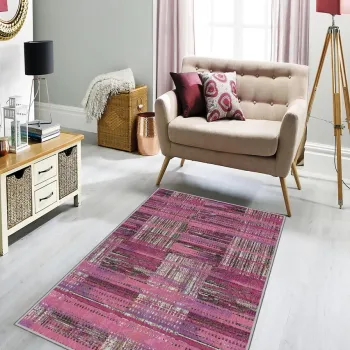 Covor, Exfab306, 80x200 cm, Poliester, Multicolor imagine