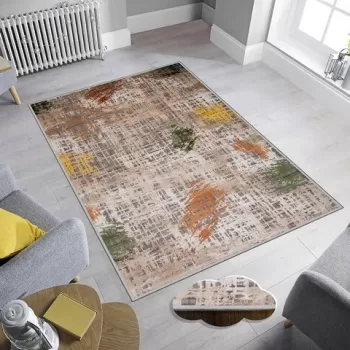 Covor, EXFAB312, 80x120 cm, Poliester, Multicolor imagine