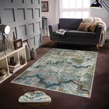 Covor, Exfab318, 160x230 cm, Poliester, Multicolor imagine