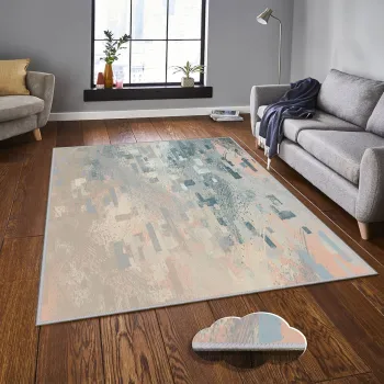 Covor, Exfab324, 100x200 cm, Poliester, Multicolor imagine