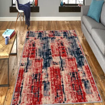 Covor, Exfab334, 100x300 cm, Poliester, Multicolor imagine